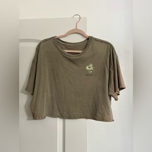 RVCA cropped tee